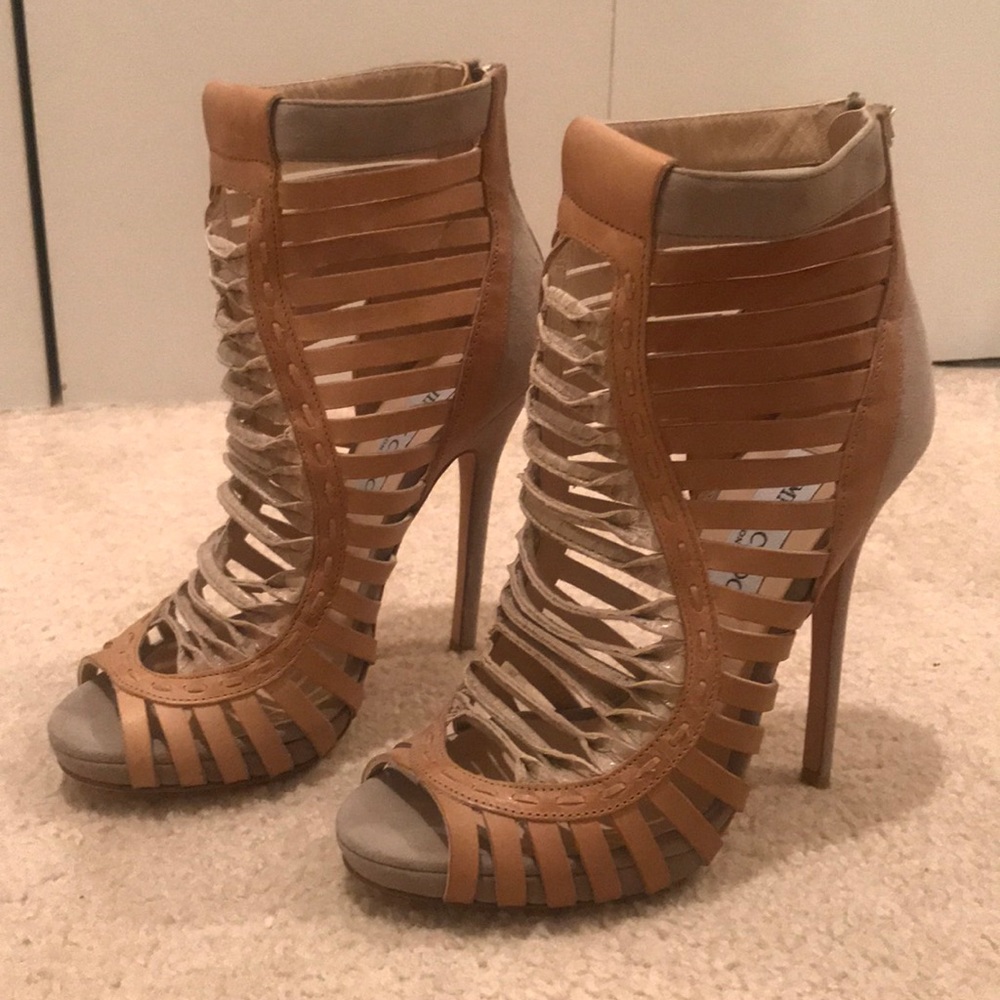 Jimmy Choo Python Caged Bootie - image 1